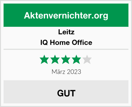 Leitz IQ Home Office Test